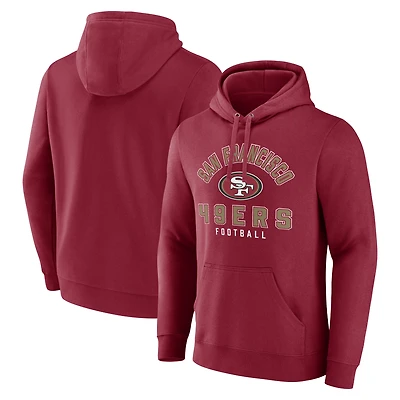 Men's Scarlet San Francisco 49ers Between the Pylons Pullover Hoodie