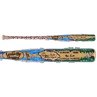 Ozzie Smith St. Louis Cardinals Autographed Blonde Louisville Slugger Game Model Bat with "The Wizard" Inscription - Art by Charles Fazzino - RG1331308