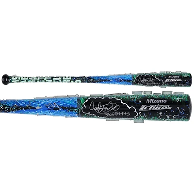 Ichiro Suzuki Seattle Mariners Autographed Mizuno Game Model Bat with "3,089 Hits" Inscription - Art by Charles Fazzino - RG1331309