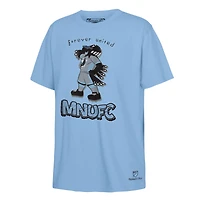 Youth Mitchell & Ness  Light Blue Minnesota United FC Mascot T-Shirt