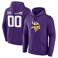 Men's  Purple Minnesota Vikings Team Authentic Custom Pullover Hoodie