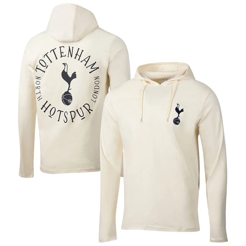 Men's Sport Design Sweden  Cream Tottenham Hotspur Relaxed Offside Long Sleeve Hoodie T-Shirt