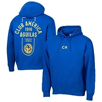 Men's Sport Design Sweden  Royal Club America Streetwear Relaxed Pullover Hoodie