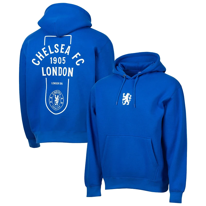 Men's Sport Design Sweden  Royal Chelsea Streetwear Relaxed Pullover Hoodie