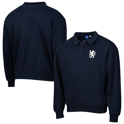 Men's Sport Design Sweden Navy Chelsea Retro Relaxed Fleece Sweater