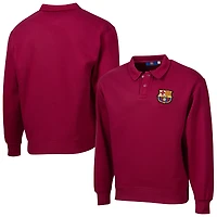 Men's Sport Design Sweden Red Barcelona Retro Relaxed Fleece Sweater