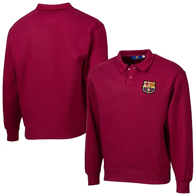 Men's Sport Design Sweden Red Barcelona Retro Relaxed Fleece Sweater