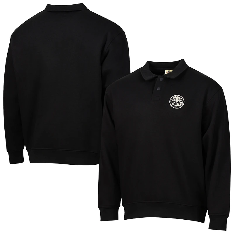 Men's Sport Design Sweden Black Club America Retro Relaxed Fleece Sweater