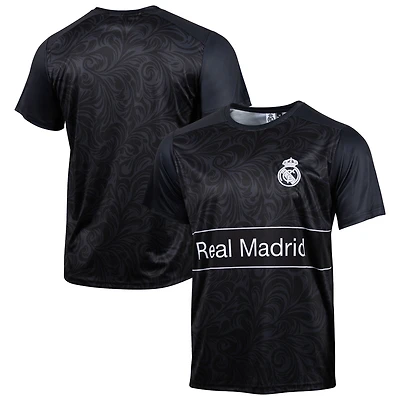 Men's Sport Design Sweden  Black Real Madrid Home Sideline T-Shirt