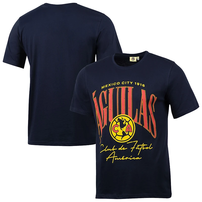 Men's Sport Design Sweden  Navy Club America Hometown Hero Graphic T-Shirt