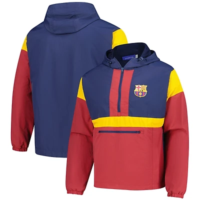 Men's Sport Design Sweden  Navy Barcelona Starer Premium Anorak Quarter-Zip Jacket