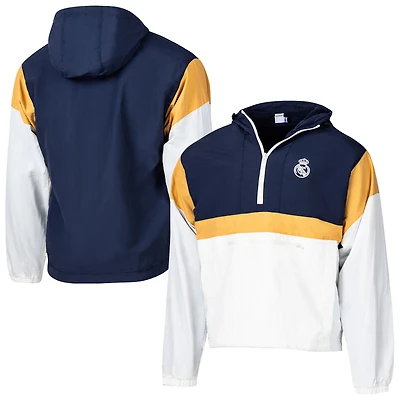 Men's Sport Design Sweden  Navy Real Madrid Starer Premium Anorak Quarter-Zip Jacket