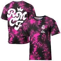 Men's Sport Design Sweden  Black Real Madrid Relaxed Time Out Tie-Dye T-Shirt