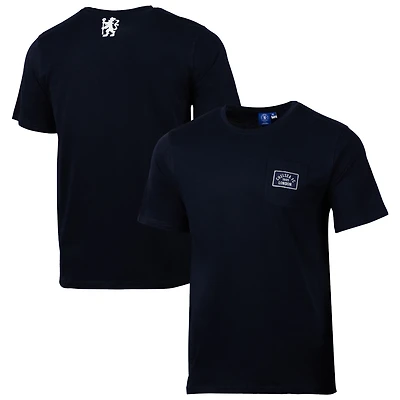 Men's Sport Design Sweden  Navy Chelsea Relaxed Post Match Pocket T-Shirt