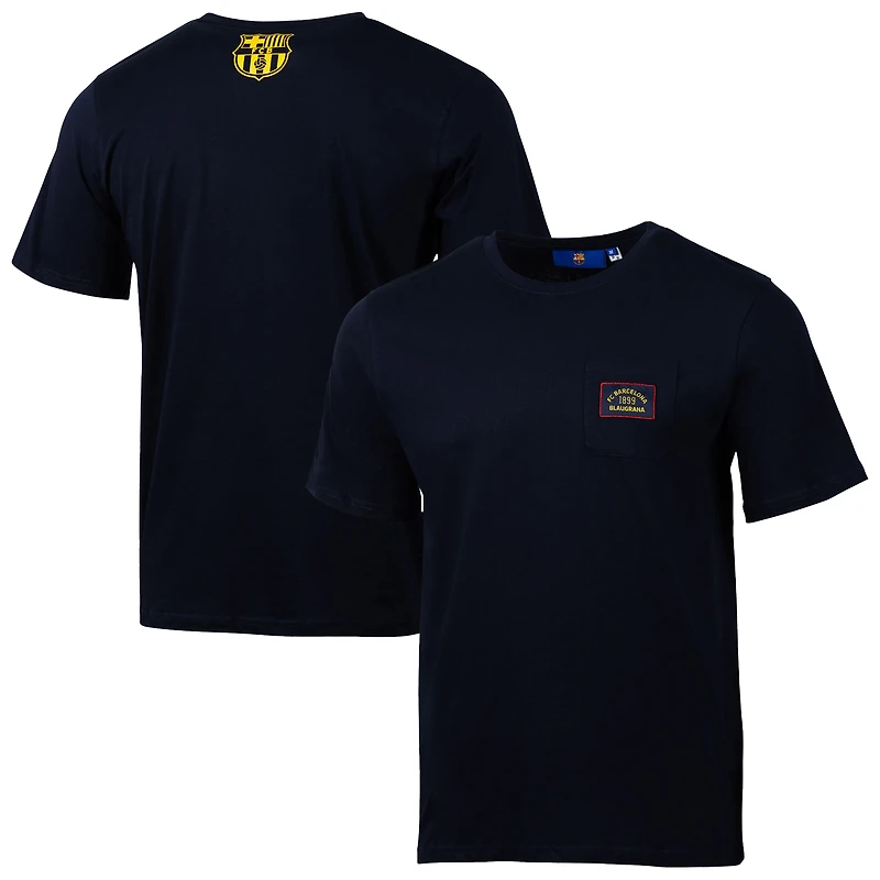 Men's Sport Design Sweden  Navy Barcelona Relaxed Post Match Pocket T-Shirt