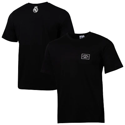 Men's Sport Design Sweden  Black Real Madrid Relaxed Post Match Pocket T-Shirt