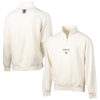 Men's Sport Design Sweden  White Chelsea Half Time Quarter-Zip Fleece Jacket