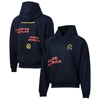 Men's Sport Design Sweden Navy Club America Overtime Oversized Raglan Hoodie