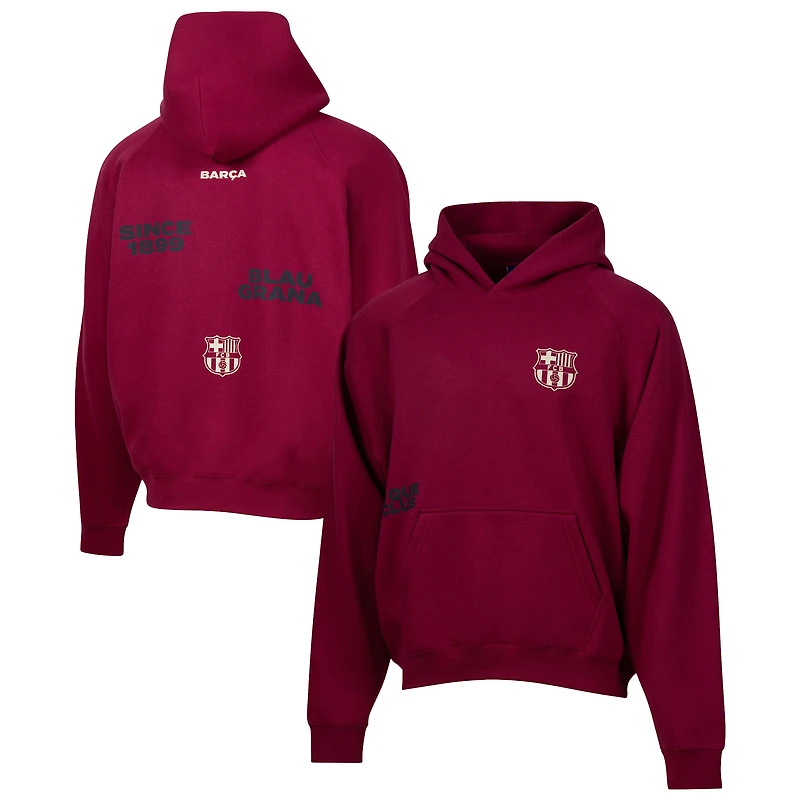 Men's Sport Design Sweden Red Barcelona Overtime Oversized Raglan Hoodie