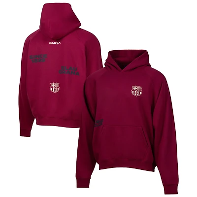 Men's Sport Design Sweden Red Barcelona Overtime Oversized Raglan Hoodie