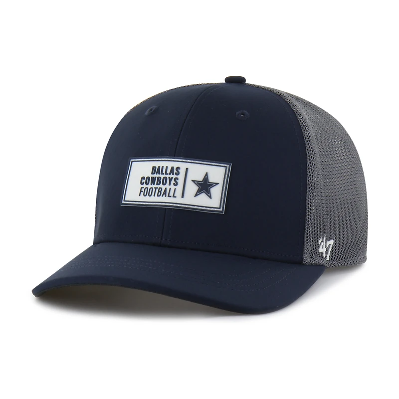 Men's '47  Navy Dallas Cowboys Cypher Adjustable Trucker Hat