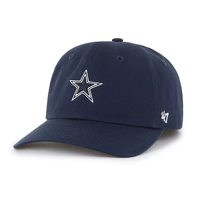 Men's '47  Navy Dallas Cowboys Foundational Franchise Fitted Hat