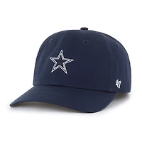 Men's '47  Navy Dallas Cowboys Foundational Franchise Fitted Hat