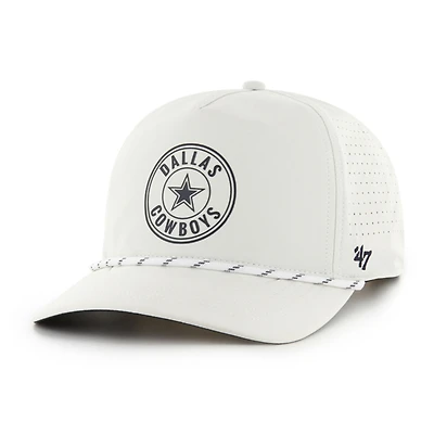 Men's '47  White Dallas Cowboys Loop Relaxed Hitch Adjustable Hat