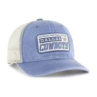 Men's '47  Denim Dallas Cowboys Canteen Relaxed Adjustable Trucker Hat