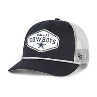 Men's '47  Navy Dallas Cowboys Ace Out Rope Trucker Hat