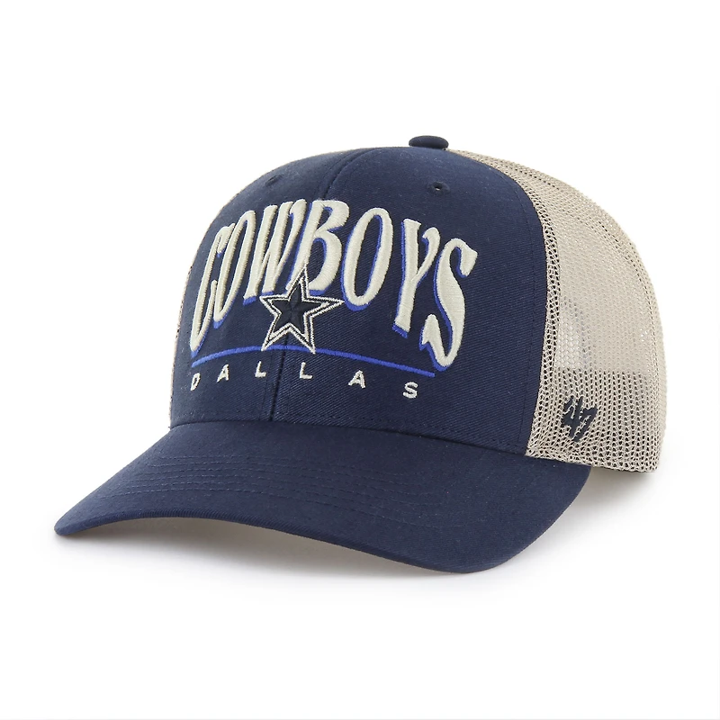 Men's '47  Navy Dallas Cowboys Arid Adjustable Trucker Hat