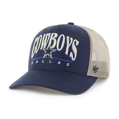 Men's '47  Navy Dallas Cowboys Arid Adjustable Trucker Hat