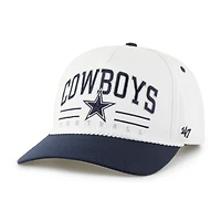 Men's '47  White Dallas Cowboys Roscoe Two-Toned Hitch Adjustable Hat