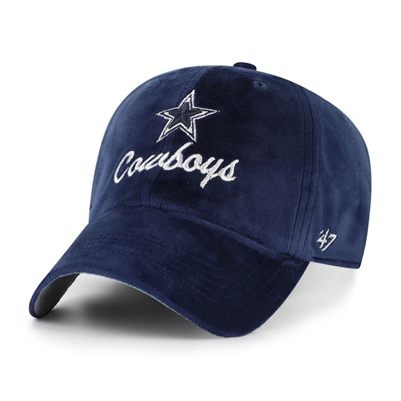 Women's '47  Navy Dallas Cowboys Spirited Clean Up Adjustable Hat