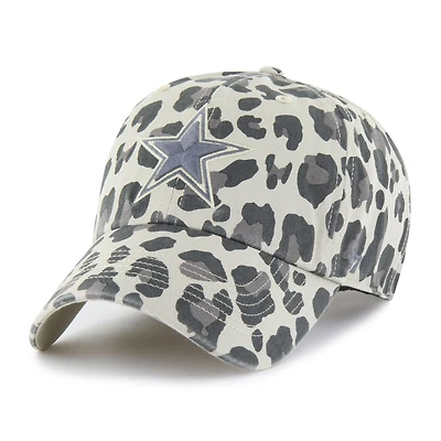 Women's '47  Gray Dallas Cowboys Bagheera Clean Up Adjustable Hat