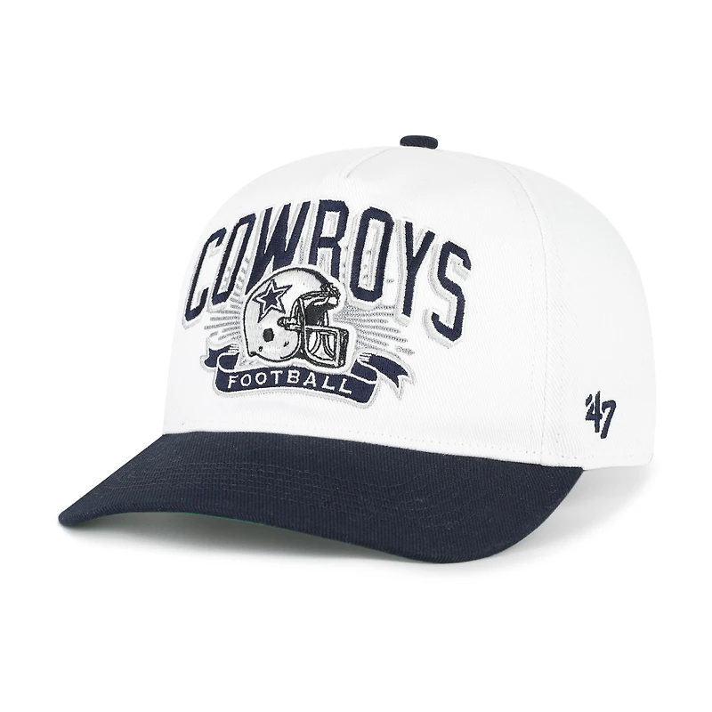 Youth '47  White Dallas Cowboys Prime Play Hitch Adjustable Hat
