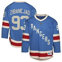Youth Mika Zibanejad Blue New York Rangers Centennial Replica Jersey