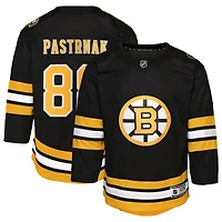 Preschool David Pastrnak Black Boston Bruins Home Replica Player Jersey
