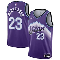 Unisex Nike Lauri Markkanen Purple Utah Jazz Swingman Jersey - Icon Edition