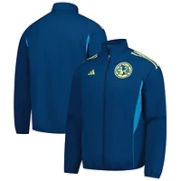 Men's adidas Navy Club America 2025/26 Pre-Match Full-Zip Jacket
