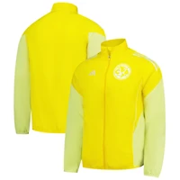 Men's adidas Yellow Club America 2025/26 Anthem Full-Zip Jacket