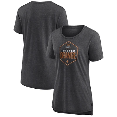 Women's Gray Houston Dynamo FC State Of Play Tri-Blend T-Shirt
