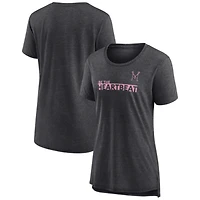 Women's Gray Inter Miami CF State Of Play Tri-Blend T-Shirt