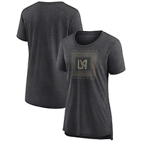Women's Gray LAFC State Of Play Tri-Blend T-Shirt