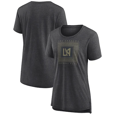 Women's Gray LAFC State Of Play Tri-Blend T-Shirt