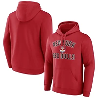 Men's Red New York Red Bulls Victory Arch Pullover Hoodie