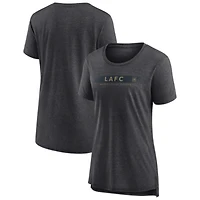 Women's Gray LAFC Barred Access Tri-Blend T-Shirt