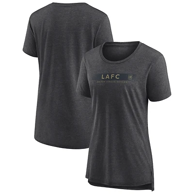 Women's Gray LAFC Barred Access Tri-Blend T-Shirt