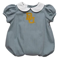 Girls Infant Vive La Fete  Green Baylor Bears Puffy Bubble Dress
