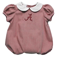 Girls Infant Vive La Fete  Crimson Alabama Crimson Tide Puffy Bubble Dress